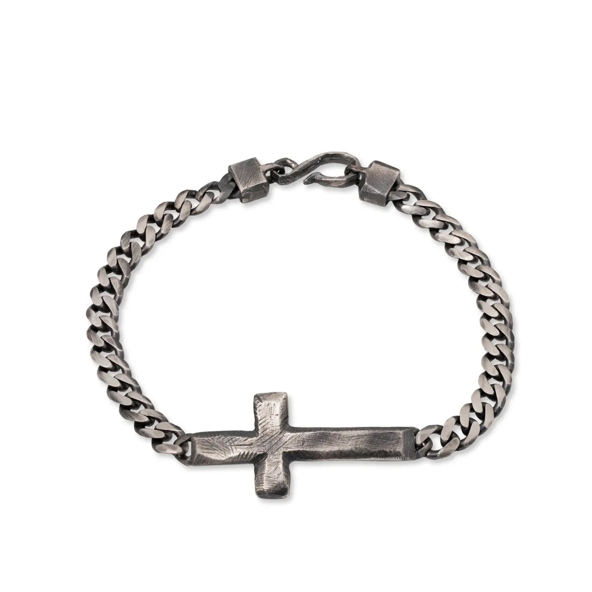 美品✨Binich silver 925 bracelet cross Y2K Cross Bracelet Oxidized Silver 925 – Handcrafted 925 Silver