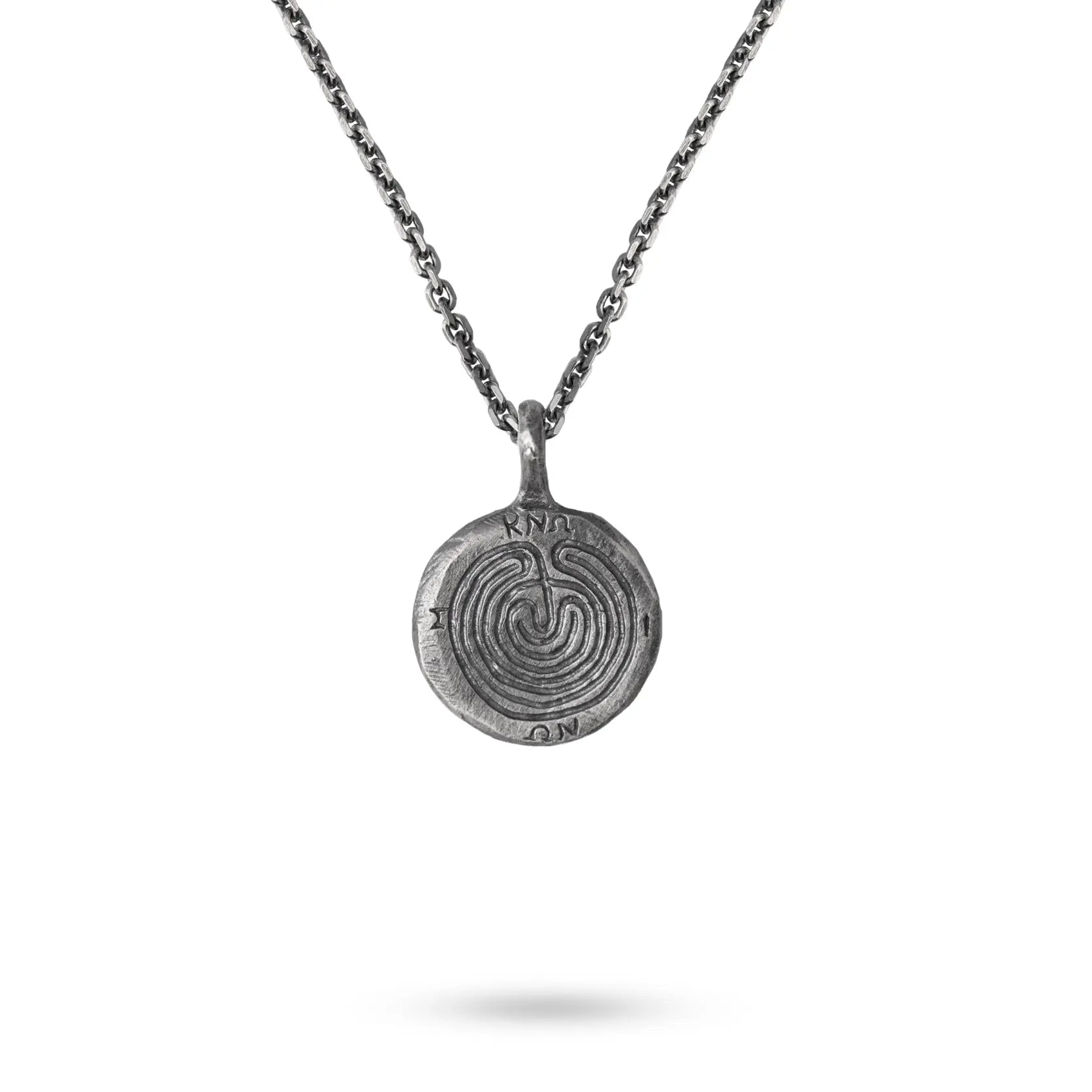 Labyrinth Necklace Sterling Silver