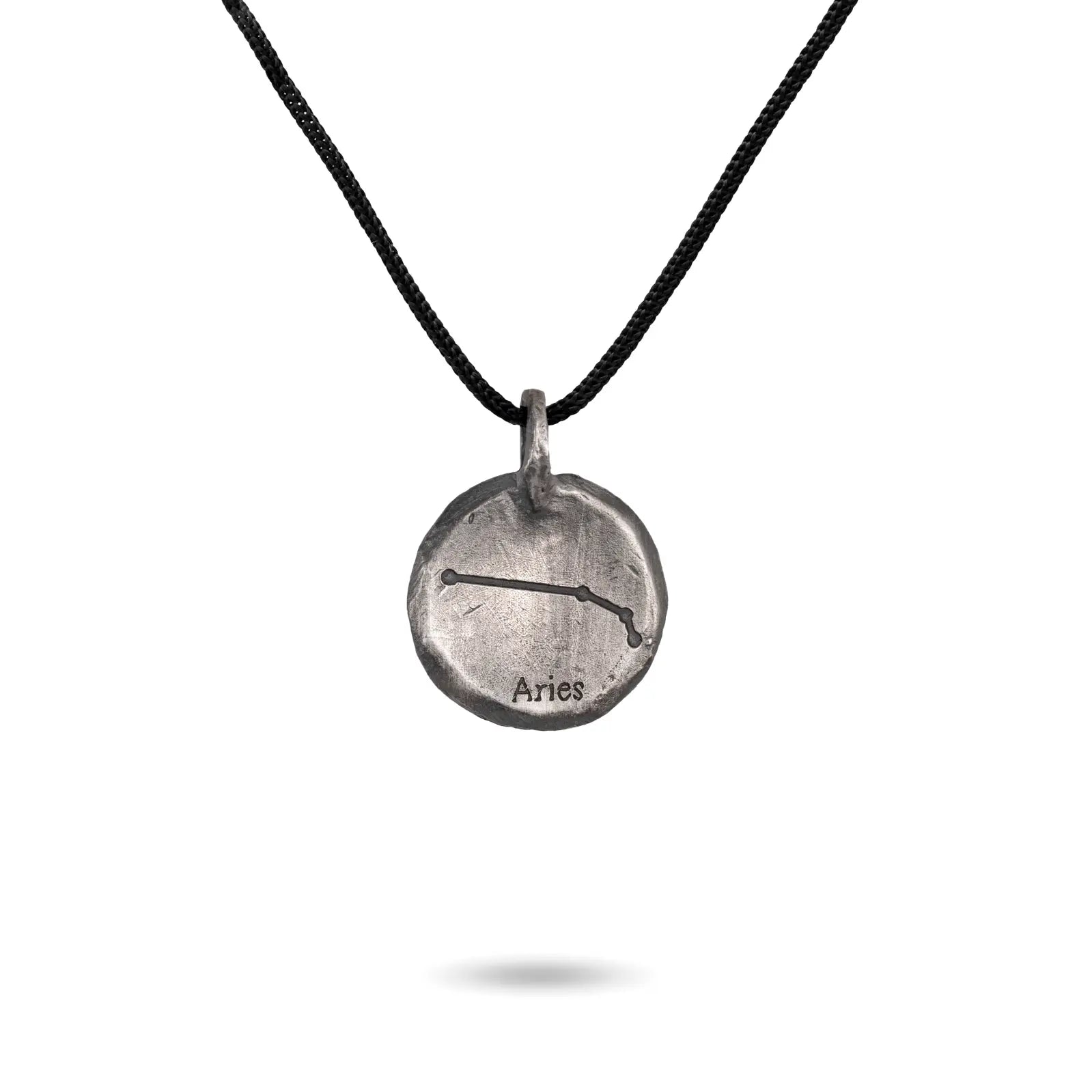 Κολιέ Ζώδιο Οξειδωμένο Ασήμι 925