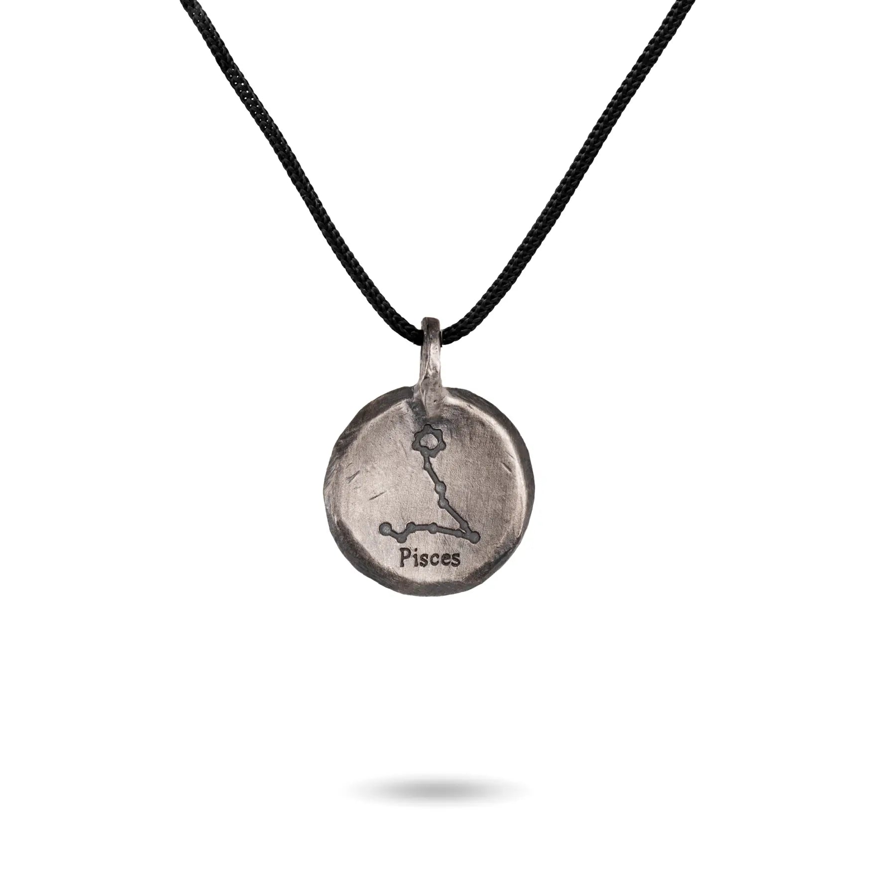 Κολιέ Ζώδιο Οξειδωμένο Ασήμι 925