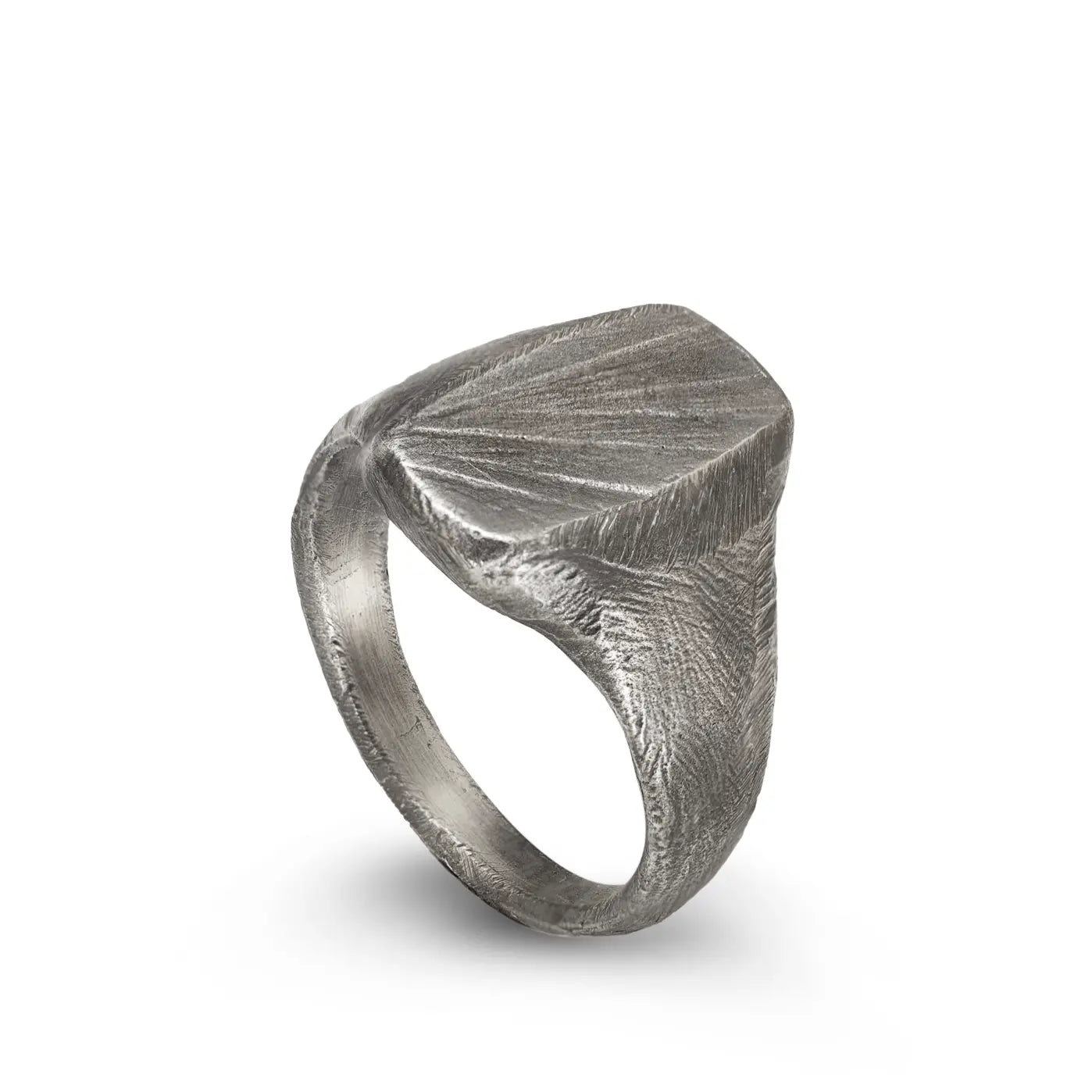 Statement Ring Oxidized Silver 925